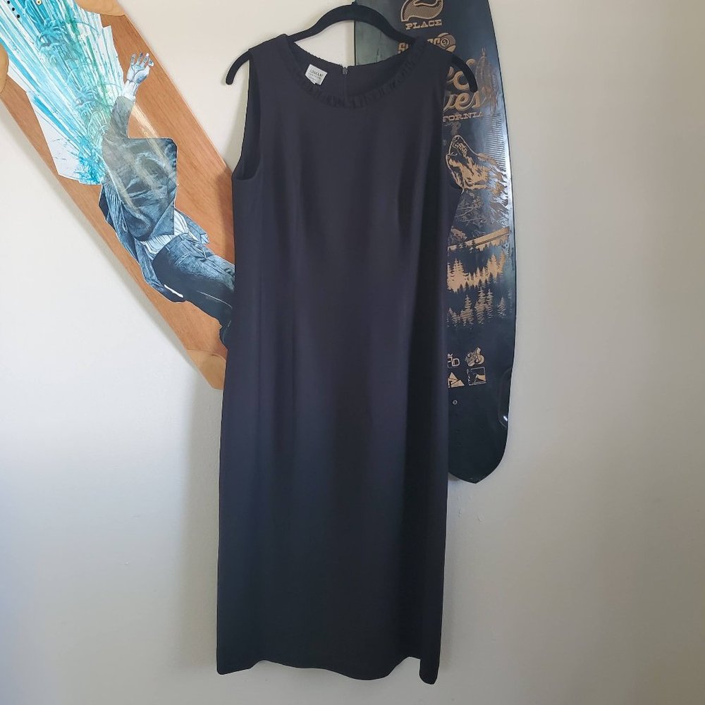 Armani Black Sheath Dress
